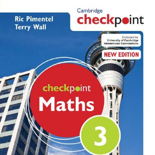 Cambridge Checkpoint Maths Student's Book 3 - Wall, Terry,Pimentel, Ric