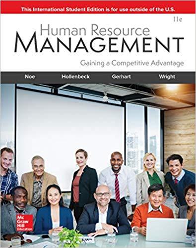 (Test Bank)Human Resource Management 11th Edition by Noe .zip