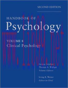 [AME]Handbook of Psychology, Volume 8: Clinical Pschychology, 2nd Edition