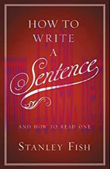 (PDF)How to Write a Sentence: And How to Read One