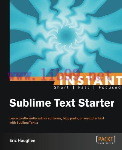 [FOX-Ebook]Instant Sublime Text Starter