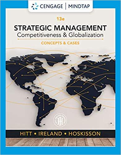 (TB)Strategic Management Concepts and Cases Competitiveness and Globalization , 13th Edition.ra...