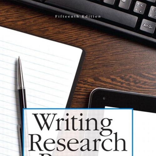 Writing Research Papers A Complete Guide 15th Edition by James D. Lester - Wei Zhi