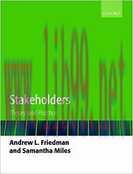 (PDF)Stakeholders: Theory and Practice 1st Edition