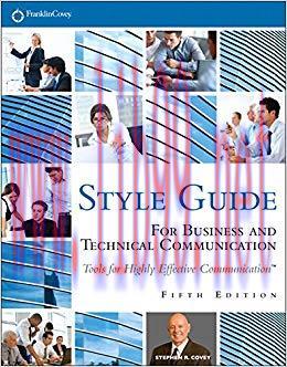 FranklinCovey Style Guide: For Business and Technical Communication 5th Edition,
