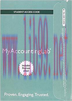 (PDF)MyAccountingLab&reg; with Pearson eText &mdash; Instant Access &mdash; for College Accounting: A Practical...