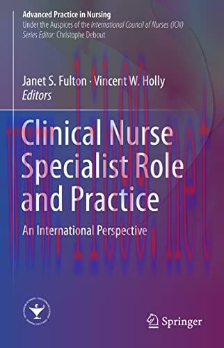 [AME]Clinical Nurse Specialist Role and Practice: An International Perspective (Advanced Practi...