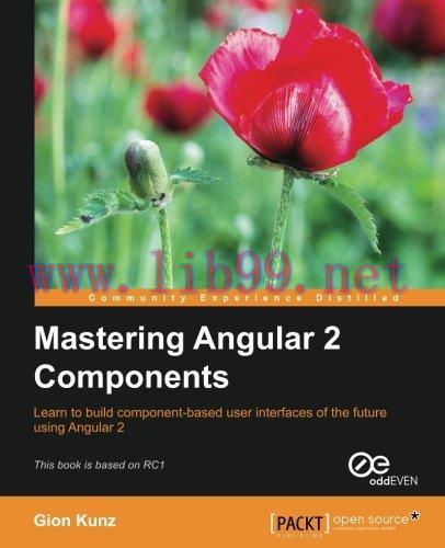 [FOX-Ebook]Mastering Angular 2 Components