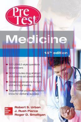 [AME]Medicine PreTest Self-Assessment and Review, Fourteenth Edition (ORIGINAL PDF from_ Publis...