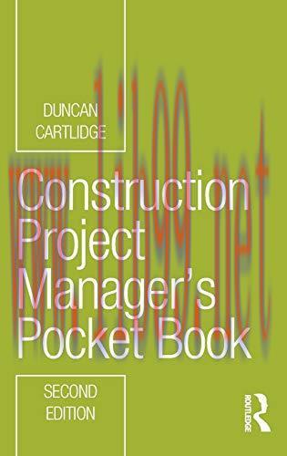 [FOX-Ebook]Construction Project Manager&rsquo;s Pocket Book, 2nd Edition