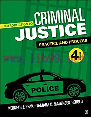 (PDF)Introduction to Criminal Justice: Practice and Process