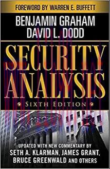 (PDF)Security Analysis: Sixth Edition, Foreword by Warren Buffett (Security Analysis Prior Edit...