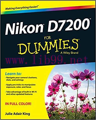 Nikon D7200 For Dummies 1st Edition,