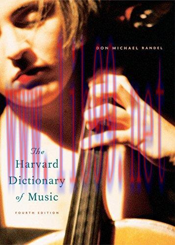 (PDF)The Harvard Dictionary of Music