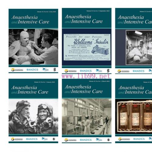 [AME]Anaesthesia & Intensive Care 2023 Full Archives (True PDF)