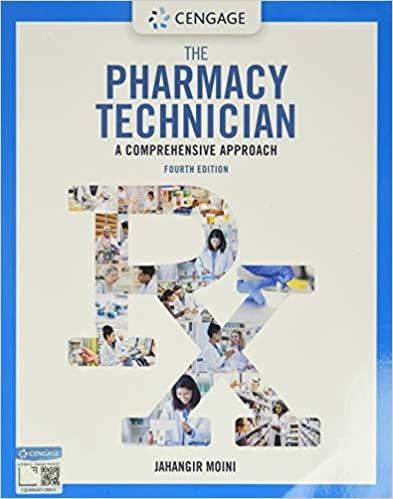 The Pharmacy Technician A Comprehensive Approach, Edition 4