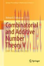[PDF]Combinatorial and Additive Number Theory V: CANT, New York, USA, 2021