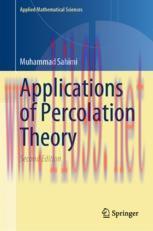 [PDF]Applications of Percolation Theory