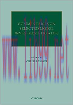 (PDF)Commentaries on Selected Model Investment Treaties (Oxford Commentaries on International L...
