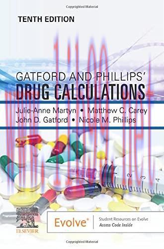 [AME]Gatford and Phillips&rsquo; Drug Calculations, 10th edition (Original PDF)