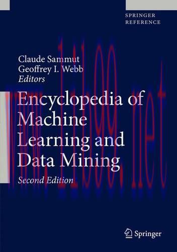 [FOX-Ebook]Encyclopedia of Machine Learning and Data Mining, 2nd Edition