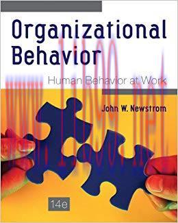 (PDF)Organizational Behavior: Human Behavior at Work 14th Edition