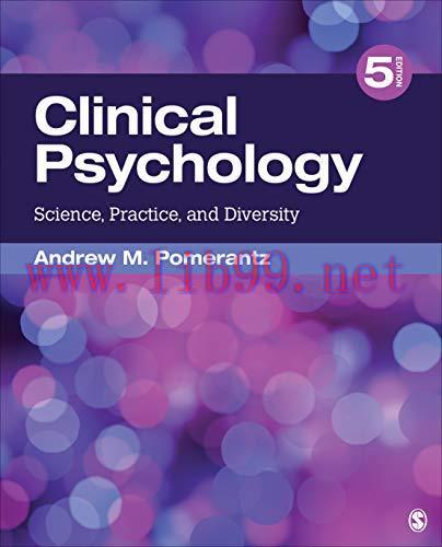 [AME]Clinical Psychology: Science, Practice, and Diversity, 5th Edition (Original PDF)