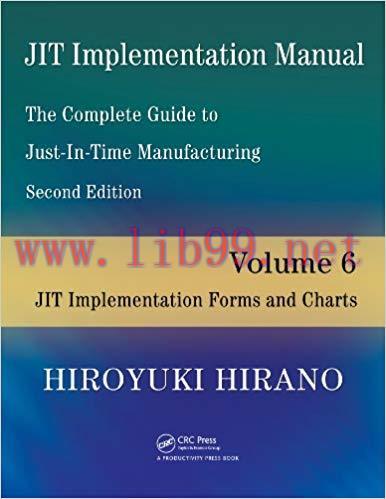 (PDF)JIT Implementation Manual &mdash; The Complete Guide to Just-In-Time Manufacturing: Volume 6 &mdash; J...