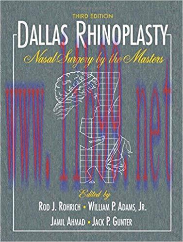 [PDF]Dallas Rhinoplasty Nasal Surgery by the Masters, Third Edition (包含视频)