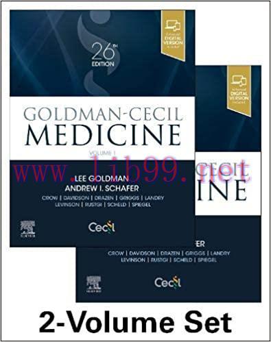 [AME]Goldman-Cecil Medicine, 2-Volume Set (Cecil Textbook of Medicine), 26th Edition (Complete ...