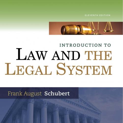 Introduction to Law and the Legal System