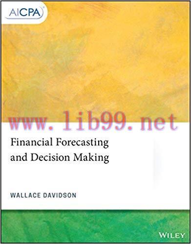(PDF)Financial Forecasting and Decision Making (AICPA) 1st Edition