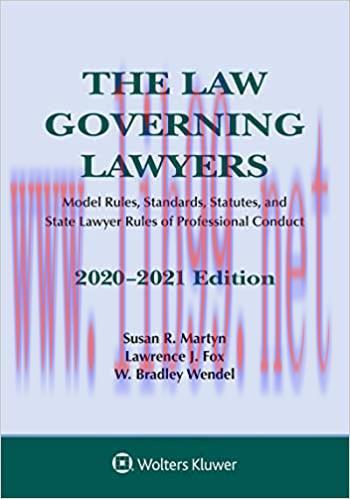 (PDF)The Law Governing Lawyers: Model Rules, Standards, Statutes, and State Lawyer Rules of Pro...