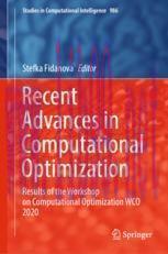 [PDF]Recent Advances in Computational Optimization: Results of the Workshop on Computational Op...