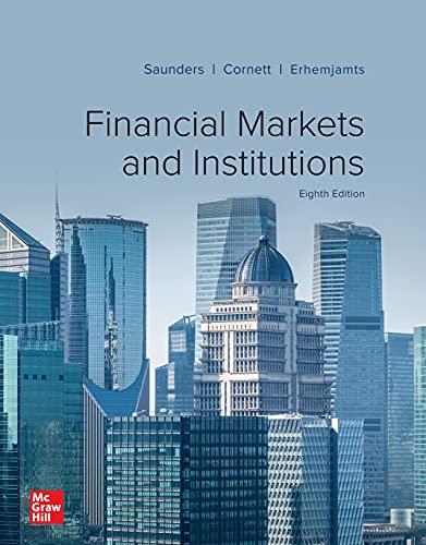 Solution Manual--Financial Markets and Institutions 8E [Anthony Saunders]