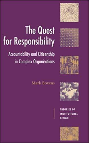 (PDF)The Quest for Responsibility Accountability and Citizenship in Complex Organisations (Theo...