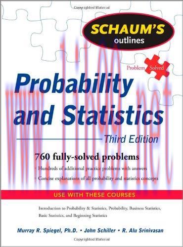 [FOX-Ebook]Schaum's Outline of Probability and Statistics, 3rd Edition
