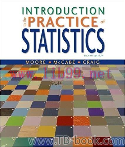 Introduction to the Practice of Statistics 8th Edition 课本