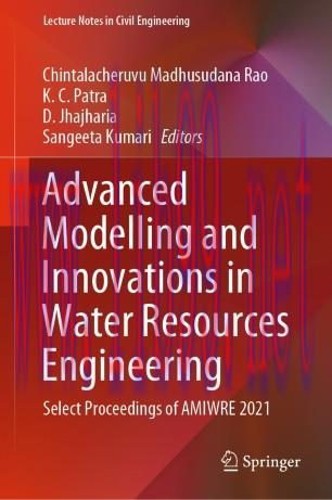 Advanced Modelling and Innovations in Water Resources Engineering