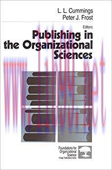 (PDF)Publishing in the Organizational Sciences (Foundations for Organizational Science Book 1) ...