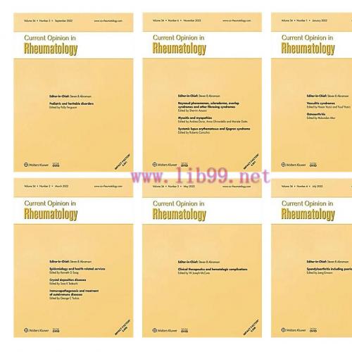 [AME]Current Opinion in Rheumatology 2022 Full Archives (True PDF)