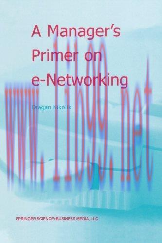 [FOX-Ebook]A Manager's Primer on e-Networking