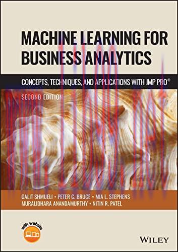 [FOX-Ebook]Machine Learning for Business Analytics: Concepts, Techniques and Applications with ...