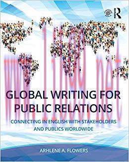 Global Writing for Public Relations: Connecting in English with Stakeholders and Publics Worldw...