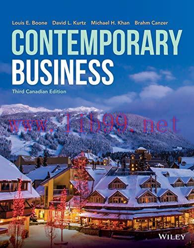 [PDF]Contemporary Business 3rd Canadian Edition [LOUIS E. BOONE]