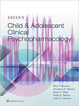 (PDF)Green’s Child and Adolescent Clinical Psychopharmacology 6th Edition