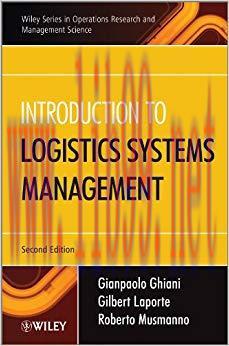 (PDF)Introduction to Logistics Systems Management (Wiley Essentials in Operations Research and ...