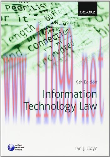[FOX-Ebook]Information Technology Law, 6th Edition