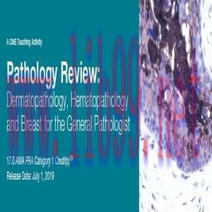 [AME]2019 Pathology Review Dermatopathology, Hematopathology, and Breast for the General Pathol...