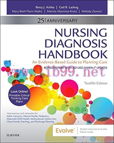 [AME]Nursing Diagnosis Handbook, 12th Edition Revised Reprint with 2021-2023 NANDA-I&reg; Updates (...